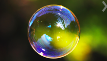 Фотография мыльного пузыря